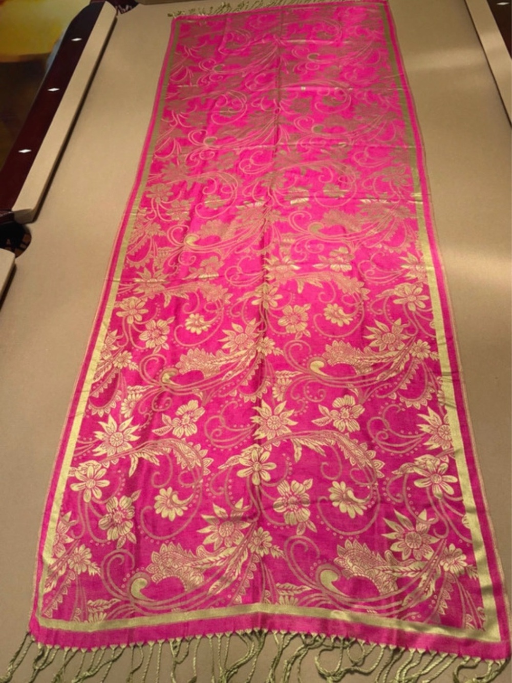 100% Cashmere Paisley Shawl Wrap Scarf